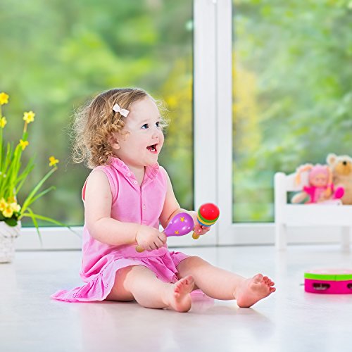 4 Hestya+Maracas+Favours+Colorful+Instruments