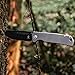 Kizer Cutlery Folding Pocket Knives Flipper Knife Drop Point Blade Titanium Handles Tactical EDC Knife, Dirk Pinkerton Escort Ki4481