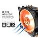 Cooler Master MasterAir MA410P RGB CPU Air Cooler, Aluminum Fins, MF120R RGB Lighting Fan, 4 Copper Direct Contact Heat Pipes for AMD Ryzen/Intel LGA1151