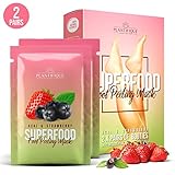 Foot Mask for Diabetic Foot Care – Get Baby Soft Feet in Just 7 Days - Strawberry Scented Foot Peel Sleeve for Dry Skin, Repair Forefeet, Hindfoot, and Callus Corrector - Exfoliating Foot Pads