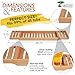 ToiletTree Products 100% Wood Bamboo Bathtub Caddy, Holds Books, Beverages, and Smartphones, Long, 28.75