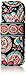 Vera Bradley Women's Cotton Heat Resistant Curling & Flat Iron Holder, Parisian Paisley, One Size