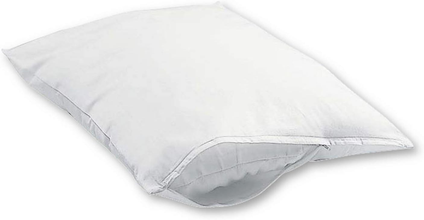 Excellent Art All Cotton Zippered Pillow Savers, Set of 2 - King Size