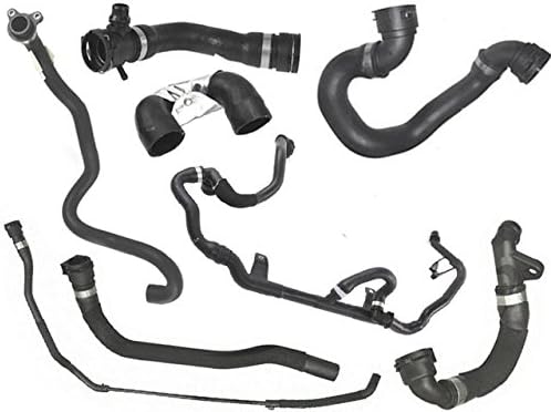 BMW 3.0L A/T (07-10) Radiator Hose KIT (8 pcs)