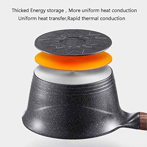 Wzhzj 焦げ付き防止の牛乳鍋 鋳鉄の調理のスープ鍋のミルクの暖房の鍋鍋の焦げ付き防止の鍋の台所ガス誘導の炊事道具のための鍋の鍋 B086qc35tj 5 579円 人気海外一番 100 品質保証 全品送料無料 即日出荷 Sale開催中