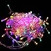 33ft/10m Copper Wire, 100 LEDs Multi-Color Twinkle LED Strip Lights ,Party Decorative Color Changing String lights with 8 modes,For Indoor use.
