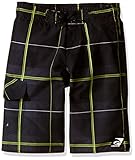 Laguna Big Boys Third Wave Boardshort, Black, 10/12
