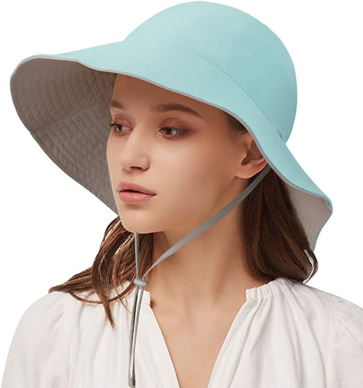 women's sun hat with strap