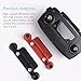 KUUQA 2 Pcs Upgrade Version Transmitter Controller Stick Thumb Protective Clip Rocker Compatible with Mavic Pro,Red and Black