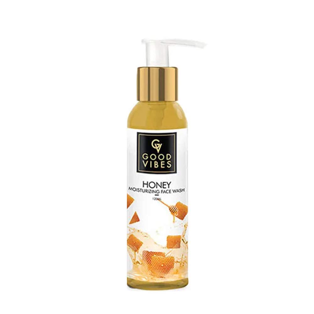 Good Vibes Honey Moisturizing Face Wash 120 ml Hydrating and Deep