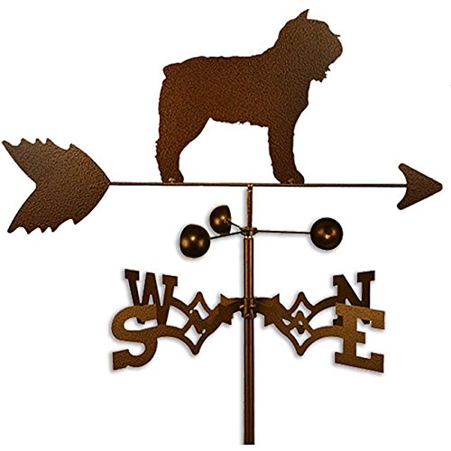 Hand Made BOUVIER DES FLANDRES DOG GARDEN Stake Weathervane ~NEW~