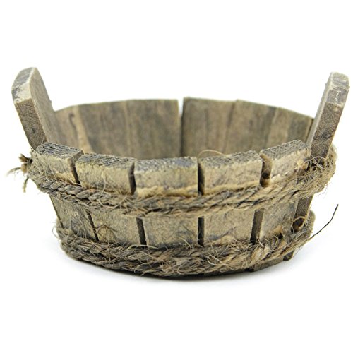 Mini Garden Tub 1.5"X3"X3"-Wood