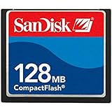 128MB Sandisk CF (Compact Flash) Card SDCFB-128 or SDCFJ-128 (CAV)