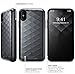 iPhone X Wallet Case, Clayco Argos Series Premium Hybrid Protective Wallet Case Credit Card Slot Holder for Apple iPhone X 2017 (Black)