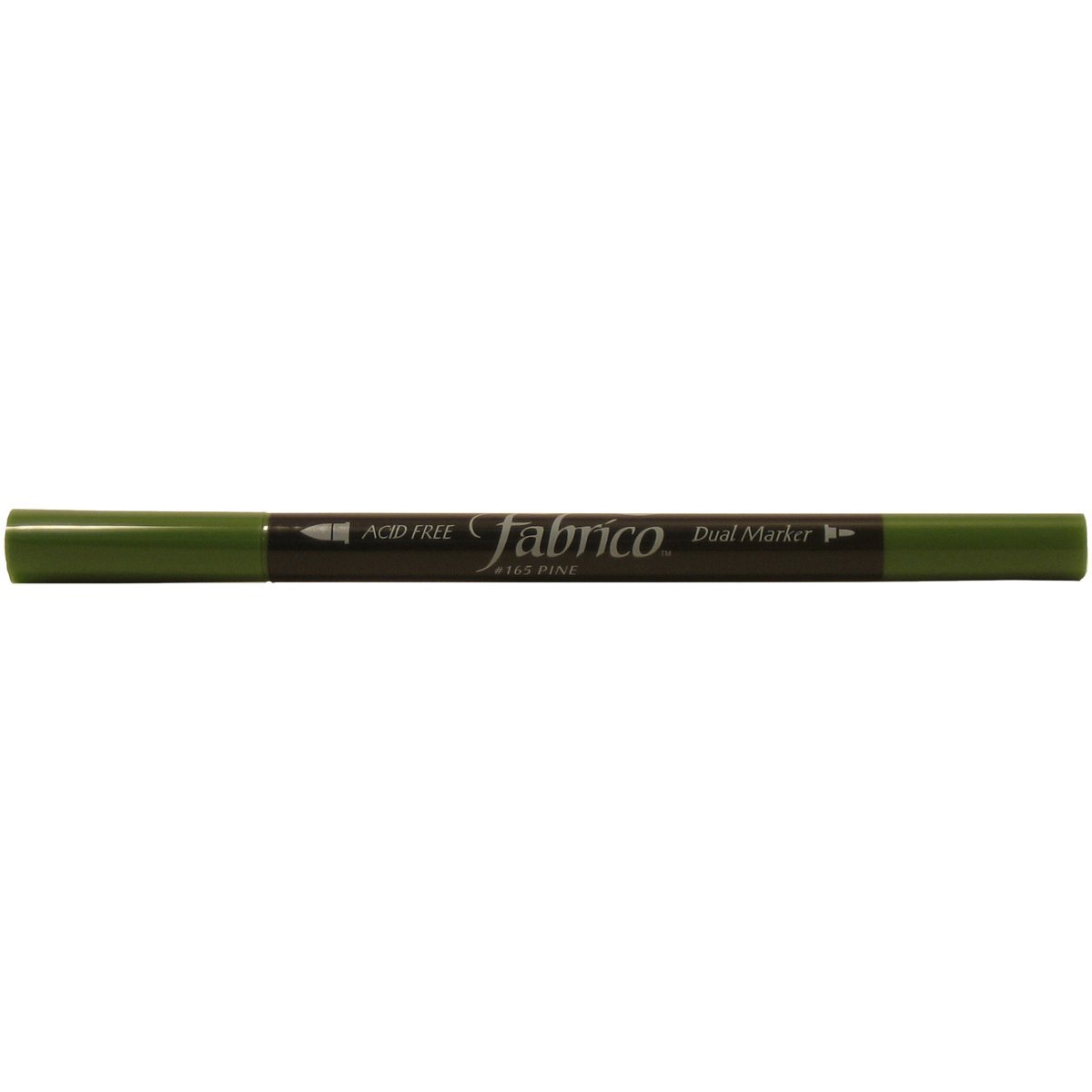 Tsukineko Fabrico Dual Marker Pine, Synthetic Material, Green, 17.6 x 1.6 x 1.3 cm