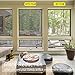 Jahoot One Way Privacy Window Film, Mirror Reflective Glass Window Tint Non-Adhesive Static Cling for Home & Office Daytime Privacy, Heat Control, UV Rejection, Glare Reduction (35.4