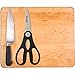 iCooker Kitchen Shears [Stainless Steel] Professional Multi-function Kitchen Scissors - Best Come Apart Poultry Scissors for Cutting - Soft Grip Handle [Black]