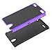 ZTE Lever Case, LK [Shock Absorption ] Impact Resistant Hybrid Dual Layer Armor Defender Protective Case Cover for ZTE Lever LTE (Purple)