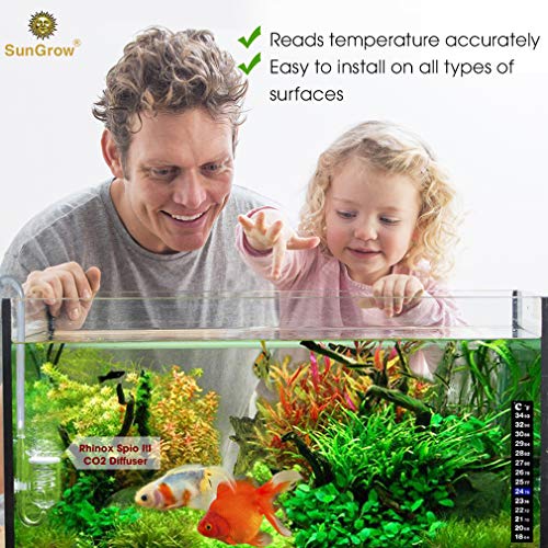 5 SunGrow+Betta+Sticker+Thermometer+Temperature