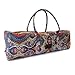 Yoga Mat Duffle Bag Patterned Canvas with Pocket and Zipper