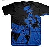 Disney Youth Oversize Split Goofy T Shirt - Black/Royal