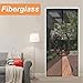 RELIANCER Fiberglass Magnetic Door Screen,Fit Door Size 34