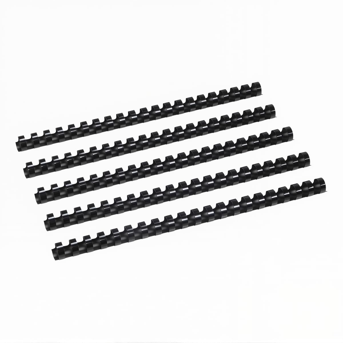 RAYSON Plastic Binding Combs, 145 Sheets, 21 Rings, 18 mm Comb Binder Spines, A4, Black, Pack of 100 — image 1