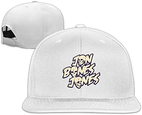 YYAASHOP Unisex Jon Bones Jones Logo Flat Baseball Snapback Hats Cap