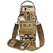 Orca Tactical Molle Water Bottle Pouch - Molle Water Bottle Holder with Strap - Water Bottle Carrier with Multiple Storage Options (Multicam)