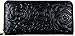 Heshe Womens Long Wallet Credit Card Case Holder Clutch Zippered Around ,Black-E