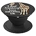Giraffe - I Just Freaking Love Giraffes Ok PopSockets PopGrip: Swappable Grip for Phones & Tablets PopSockets Adhesive PopGrip