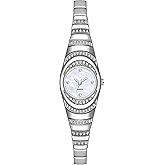 VILKFY Vintage Women's Round Petite Gold Watch Luxury Waterproof Stainless Steel Watch Band Quartz Watch