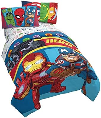 superhero double bed sheets