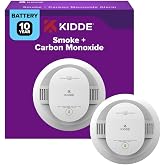 Kidde Smoke &amp; Carbon Monoxide Detector, 10-Year Battery, 30CUD10, 1 Pack | No Battery Replacements or Low Battery Chirps, 2-in-1 Detection, LED Status Lights, Ideal for Homes &amp; Apartments