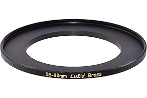 LUŽID X2 Brass 55mm to 82mm Step Up Filter Ring Adapter 55 82 Luzid