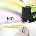 Brother Genuine P-Touch TZE-MQG35 Tape, 1/2