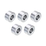 uxcell 5pcs Aluminum Spacer 1/2" Bore x 1" OD x