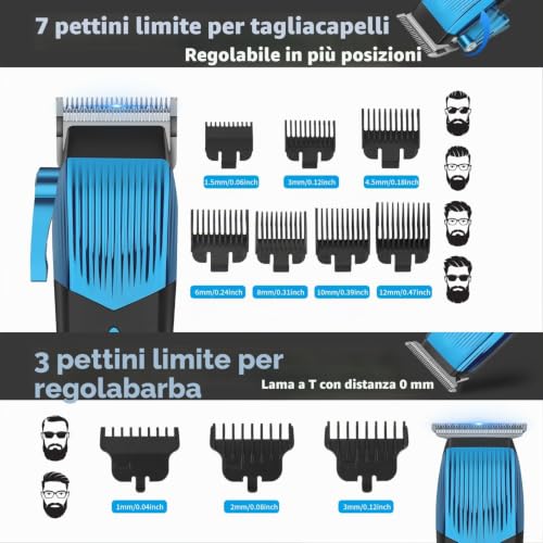 KEMEI 8534 Professional Electric Hair Clipper Set Beard and Nose Trimmer Ear Hair Kit