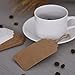 Outus 200 Pieces Kraft Paper Gift Tags Wedding Tags Bonbonniere Tags with 30 Meters Natural Twine
