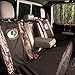 Mossy Oak Camo Bench Seat Cover, Black/Country, Full Size, Bench-Seat Cover with Fold-Down Center Console Access, Water Resistant 600D Polyester