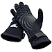 Neo-Sport 3MM & 5MM Premium Neoprene Five Finger Wetsuit Gloves with Gator Elastic Wrist Band. Use for All Watersports, Diving, Boating, Cleaning gutters, Pond and Aquarium Maintenance.