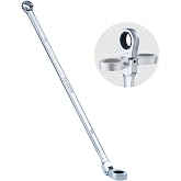 toolant 10mm Extra Long Ratcheting Wrench Flex Head Metric | CR-V steel construction with flex &amp; fixed offset heads, extra-long design provides better access and torque for tight spaces
