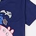 Coralup Little Boys Short Sleeve T-Shirt Tee Cotton Tops(3-4 Years, Navy)