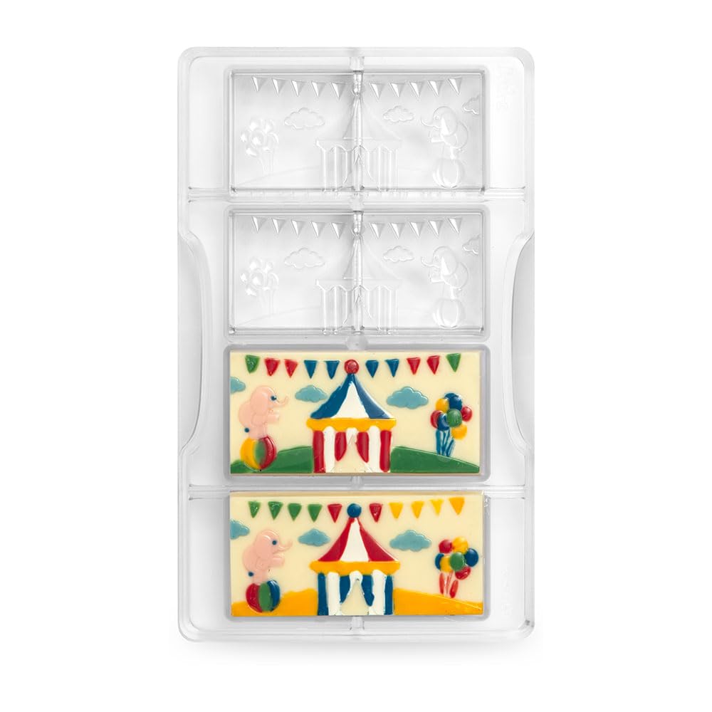 DECORA 0050135 Circus Bar Chocolate Mold