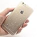 BAISRKE iPhone 6 Case, iPhone 6s Spark Glitter Case Shine Stars Clear Transparent Soft Gel TPU Back Cover for iPhone 6 6S - Clear