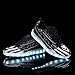 BEGT Kids Boys Girls LED Shoes Breathable Light Up USB Charging Sneakers For Daily Wear/Jogging/Walking