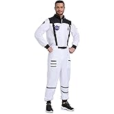 SIZGAROOT Mens Astronaut Costume Adult Male Space Suit Costume for Men Halloween Party Dress Up