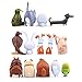 Secret Life of Pets Movie Cupcake Toppers 14 pc. Figures Plus Set of 3 colorful Pet Buttons