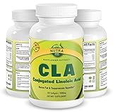 CLA - High Potency Conjugated Linoleic Acid Pills Made from Safflower Extract, Weight Loss Supplement for Women and Men, Appetite Suppressant, Burns Belly Fat, Loses Weight and Increase Lean Muscle
