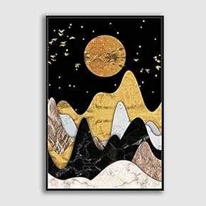 SIGNFORD Framed Canvas Home Artwork Decoration Abstract Scenery...